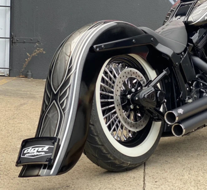 DGD Stretched Dragger Fender 86-17 Softail to suit 130 Tyre